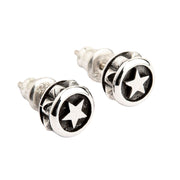 Star Sterling Silver Stud Earrings