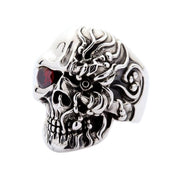 Terminator Cyborg Sterling Silver Skull Ring
