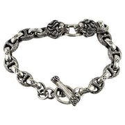 Silver Lion Chain Bracelet