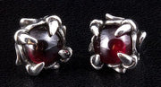 Red Gothic Claw Earrings