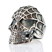 Spiderman 925 Sterling Silver Skull Ring