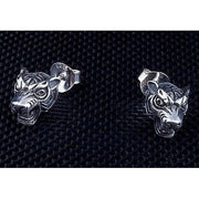 925 sterling silver tiger earrings